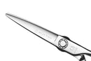 Blade Close-up Showing Sharp Edge – A zoomed-in image of the scissor blades, emphasizing the precision-ground edge designed for smooth and effortless cutting.