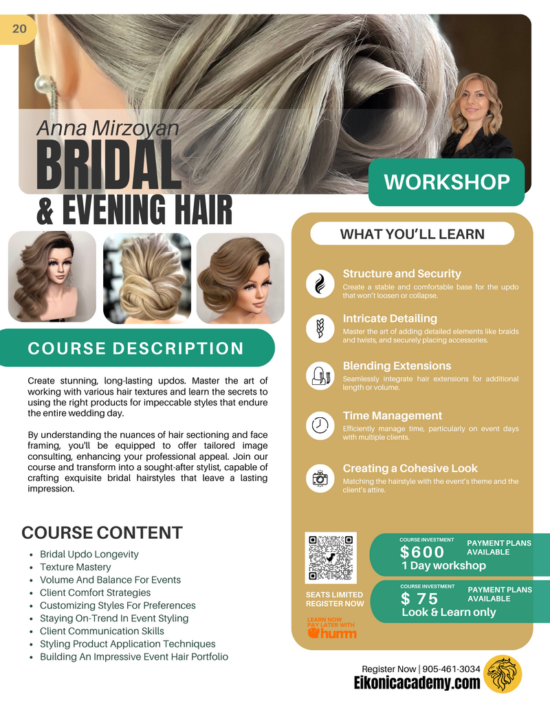 Bridal & Event Hair Workshop