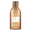 Redken All Soft conditioner bottle on a white background