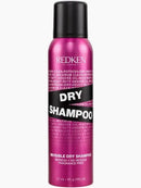 Redken dry shampoo can on a white background