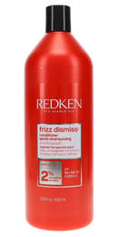 Redken frizz dismiss conditioner bottle on a white background