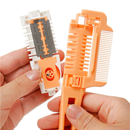 New 2 way hair cutter plus comb (Orange)