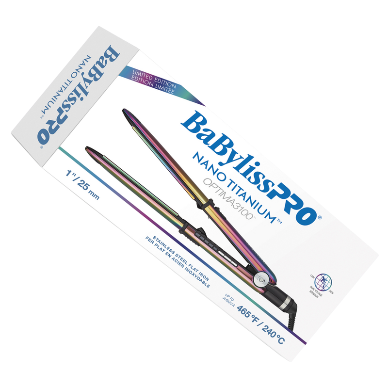 Eikonic Academy Salon Barbershop Hairstyling Barbering BaBylissPRO NanoTitanium Optima1 StainlessSteel FlatIron Limited Edition 3