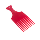 Leader Comb 374 | Large Pick Comb (Red)