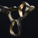 Mizutani Scissors Canada SCHOREM MASTER BRUTALIST BLENDING THINNING Close up Handle