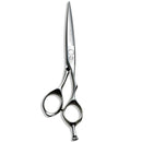 Mizutani BLACK-SMITH Twig scissors with slim design and black titanium finish, offering precision and comfort.