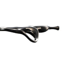 Mizutani Acro Precisioner scissors from the side, emphasizing its lightweight, finely crafted blade and ergonomic handle.