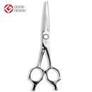 Close-up of the Mizutani STELLITE Alloy Series-1 scissors in action, showcasing their reliable performance due to the high-quality Stellite alloy.