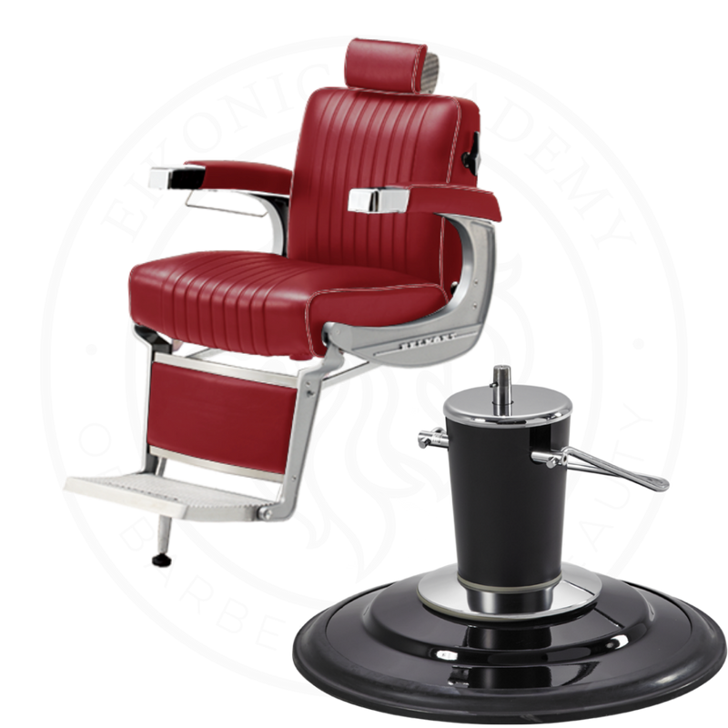 Takara Belmont Classic Barber Chair 225 with Black Base