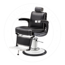 Takara Belmont Classic Elite Black Barber Chair 225EB with White Base