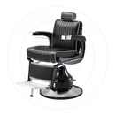 Takara Belmont Classic Elite Black Barber Chair 225EB with Motorized Electric Black MEB Base