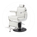 Takara Belmont Classic Elite White Barber Chair 225EW with Black Base