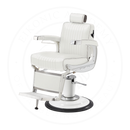 Takara Belmont Classic Elite White Barber Chair 225EW with White Base