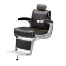 Takara Belmont Classic Barber Chair 225 with Motorized Electric Black Base MEB