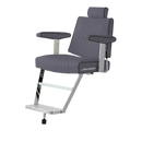 Takara Belmont 405 with Silver MES Base Barber Chair