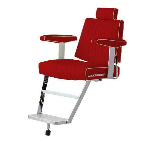 Takara Belmont 405 with Silver MES Base Barber Chair